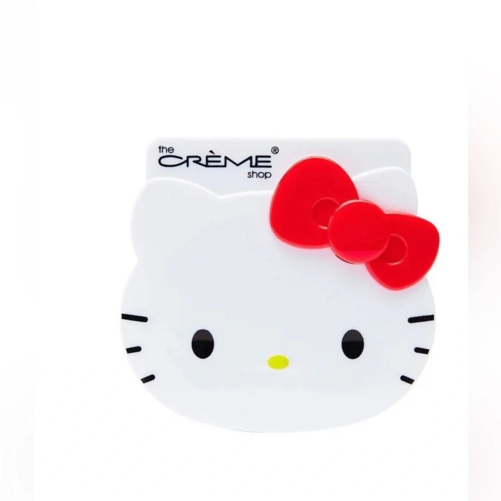 NEW Hello Kitty Mattifying Blotting Paper+Reusable Mirror Compact The Crème Shop